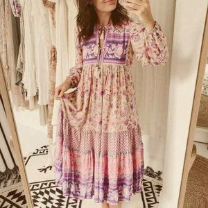 New Boho Gypsy Floral Portobello Road Maxi Dress